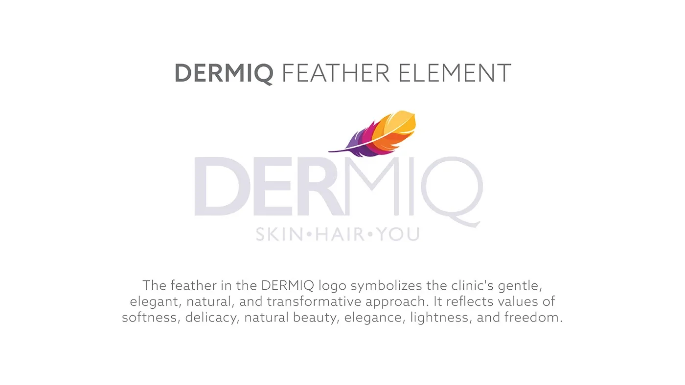 Dermiq Skin Clinic — Feather element and colour treatment