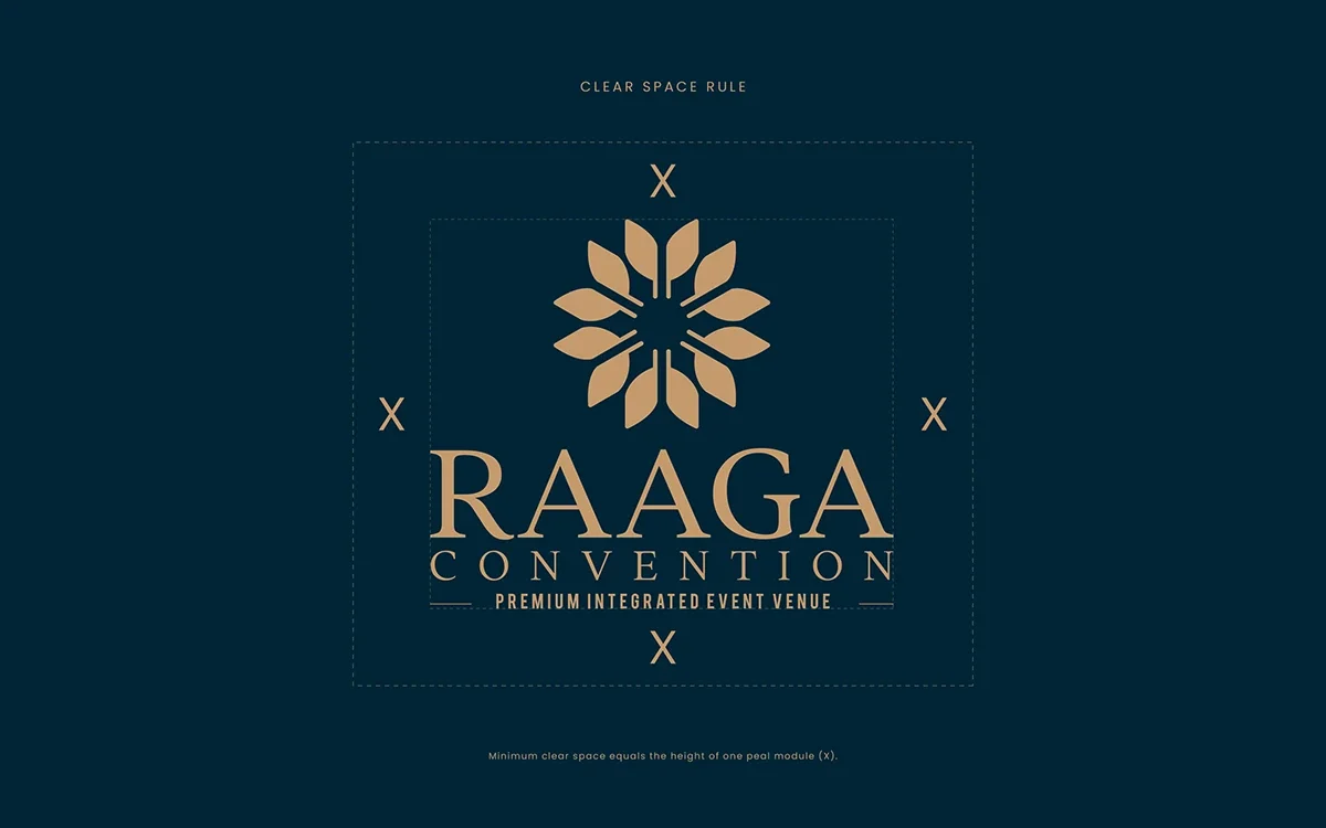 Raaga Convention — Logo clear-space rules
