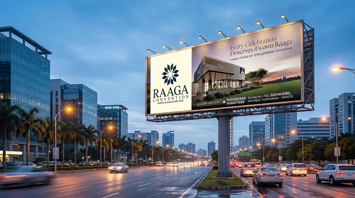 Raaga Convention — Outdoor advertising application