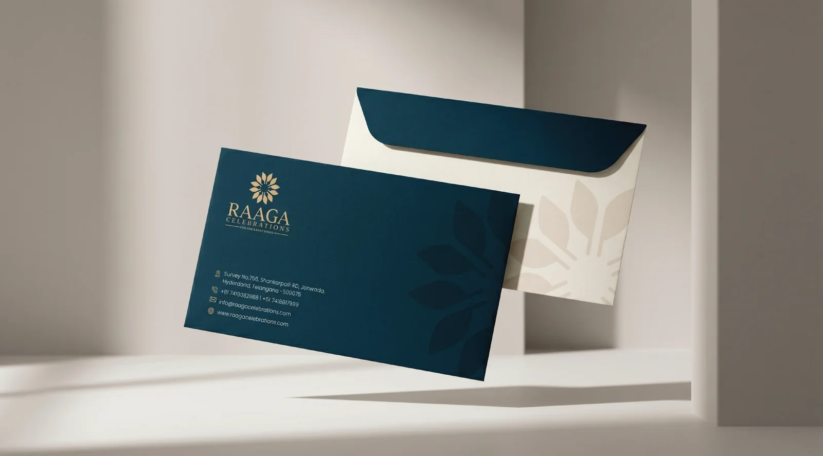 Raaga Convention — Envelope and card applications